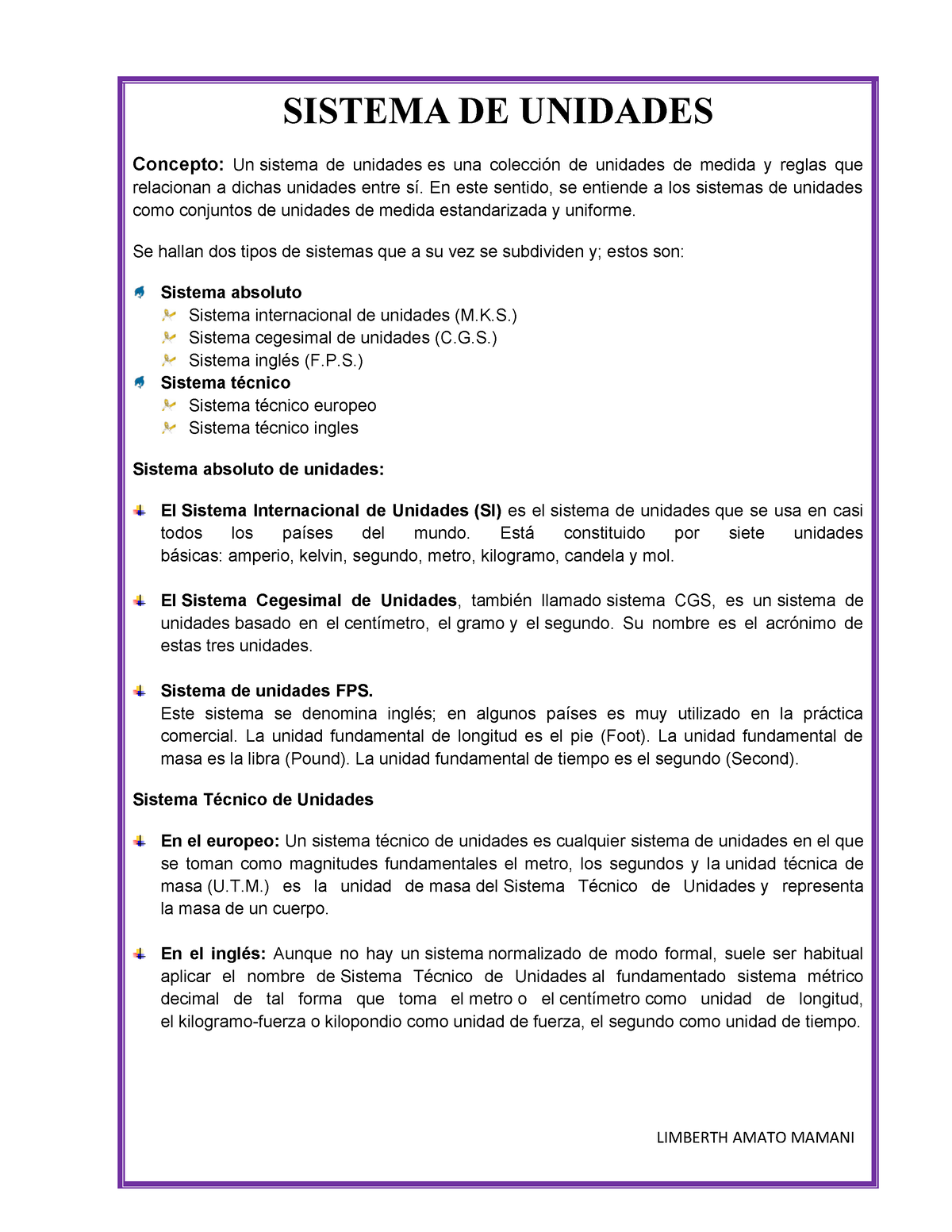 Sistema De Unidades Compress Sistema De Unidades Concepto Un Sistema De Unidades Es Una