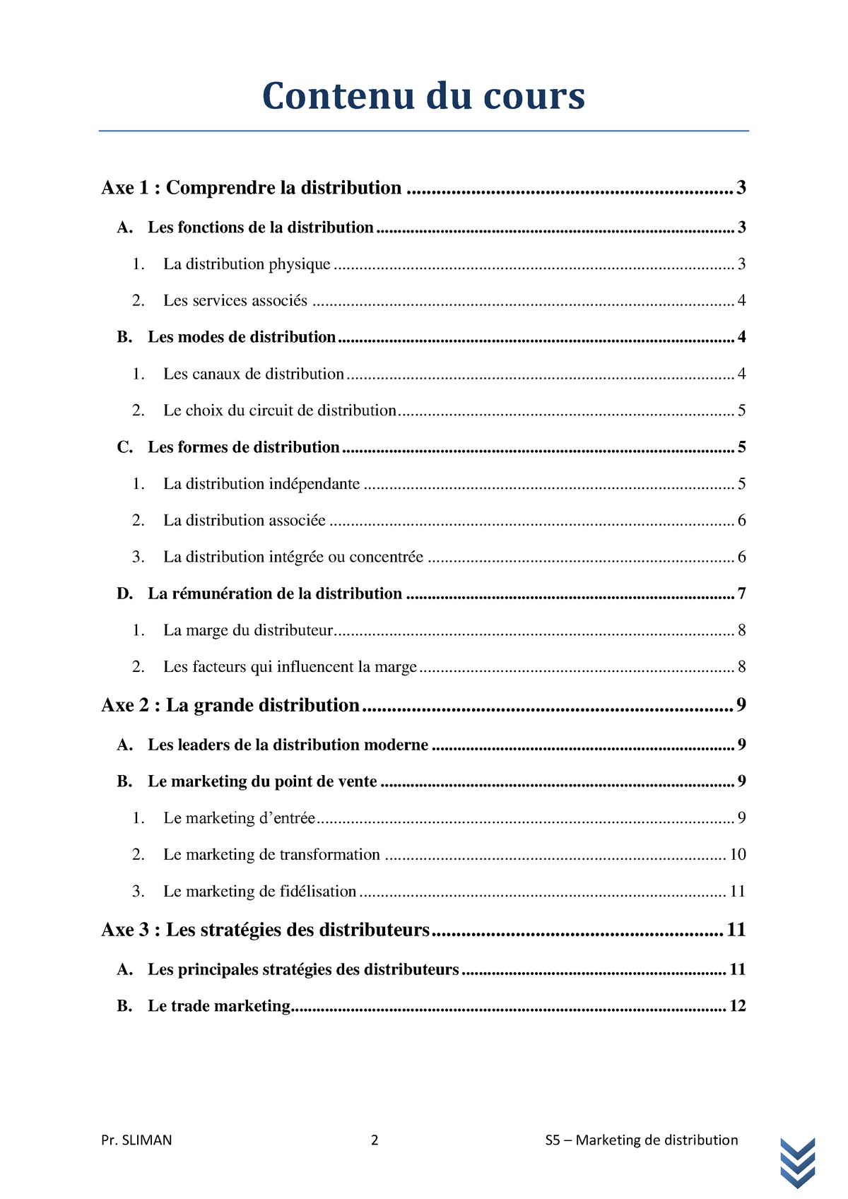 dissertation marketing de distribution