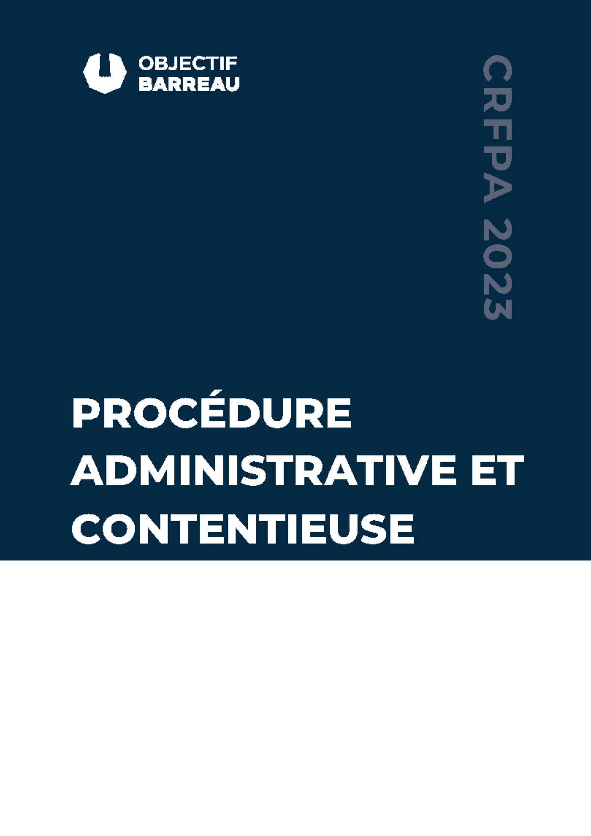 1684140175 Objectif Barreau - Procédure administrative et contentieuse ...