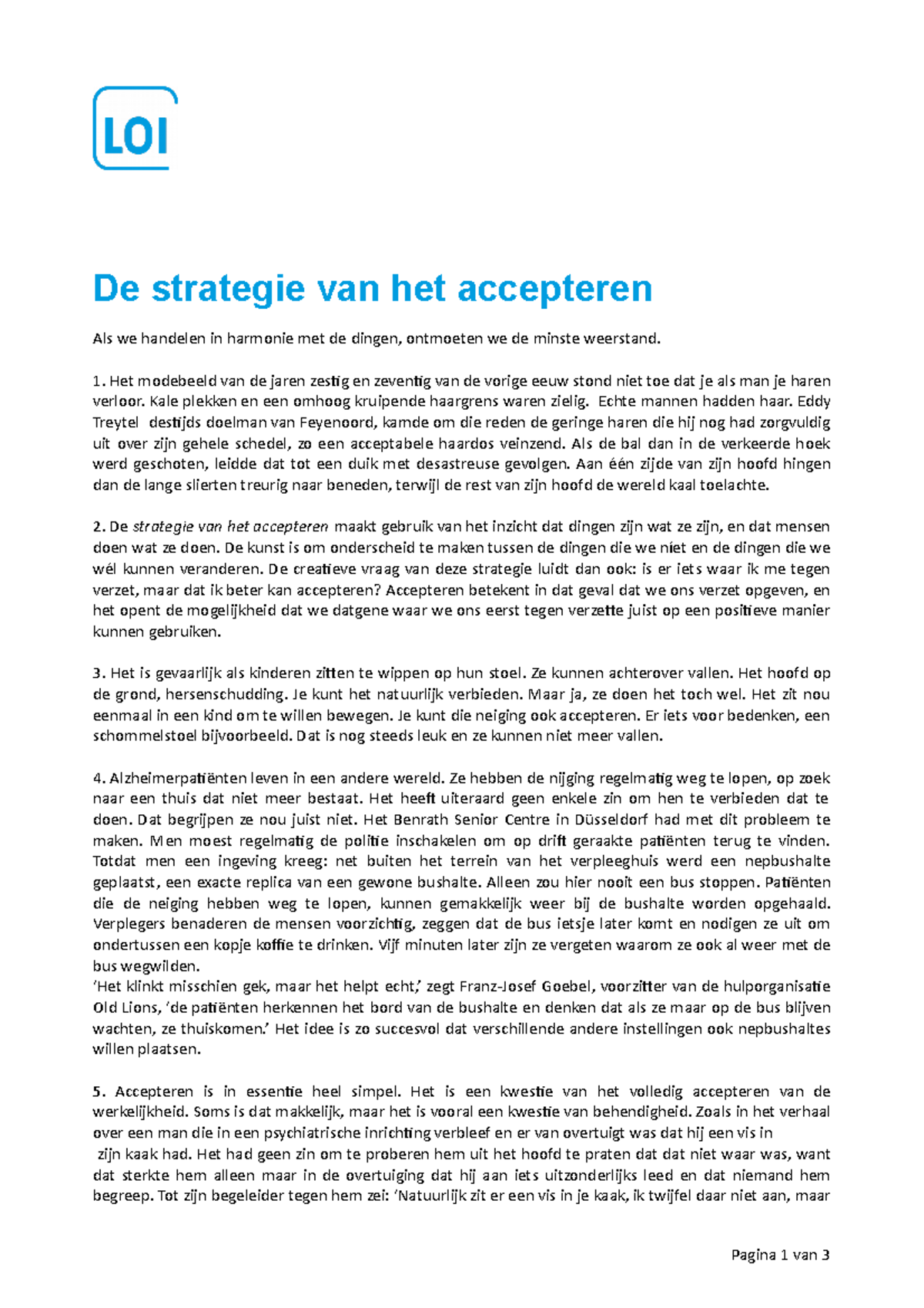 Effectief Communiceren - Inzendopgave 257G1 - De Strategie Van Het ...