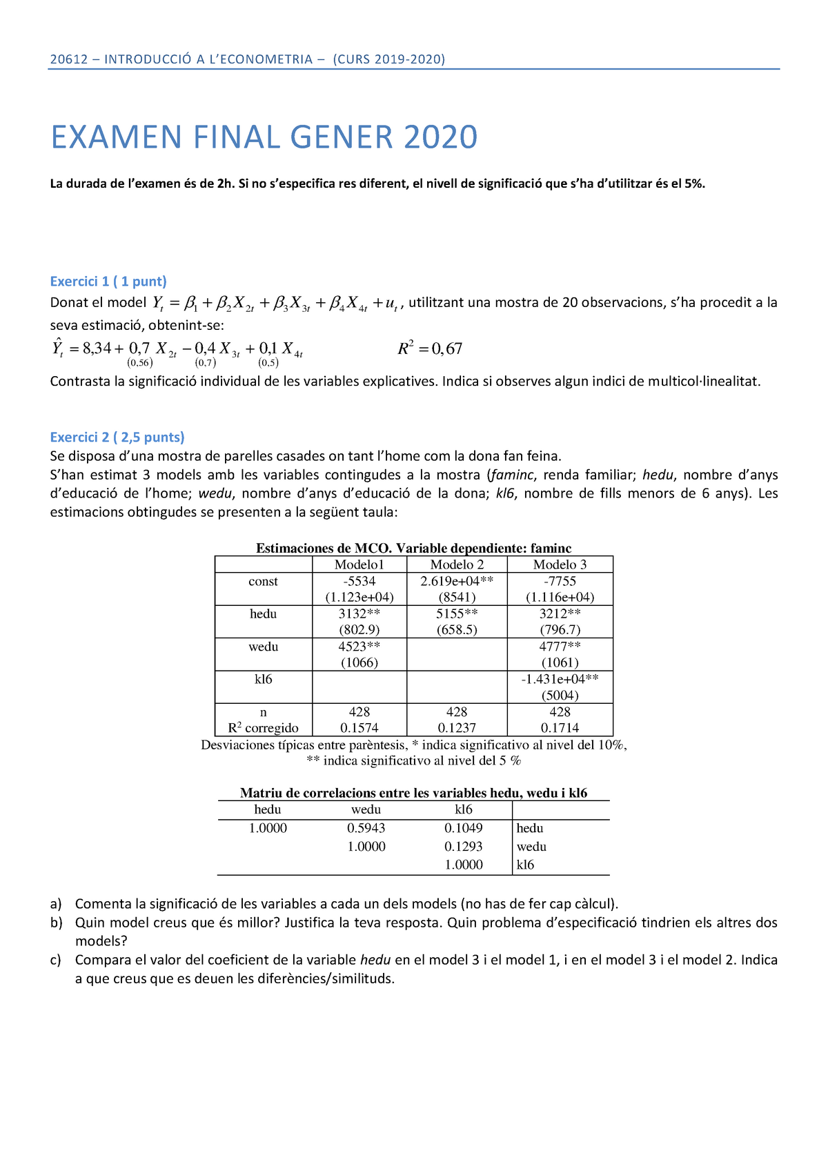 Final 10 January 2020, Questions And Answers - Warning: TT: Undefined ...