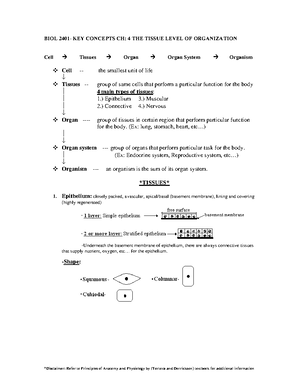 Chapter 21 Lymphatic System - Chapter 21: Lymphatic System ___ Notes ...