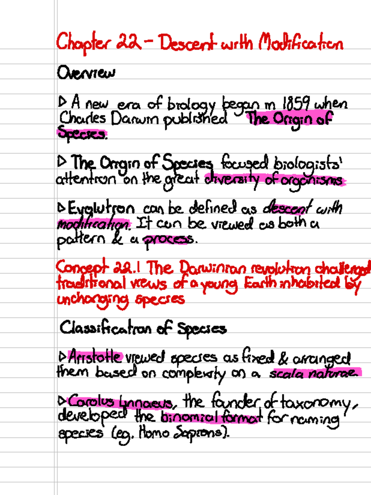Chapter 22 - Descent with Modification - BIO 1306 - Baylor University ...