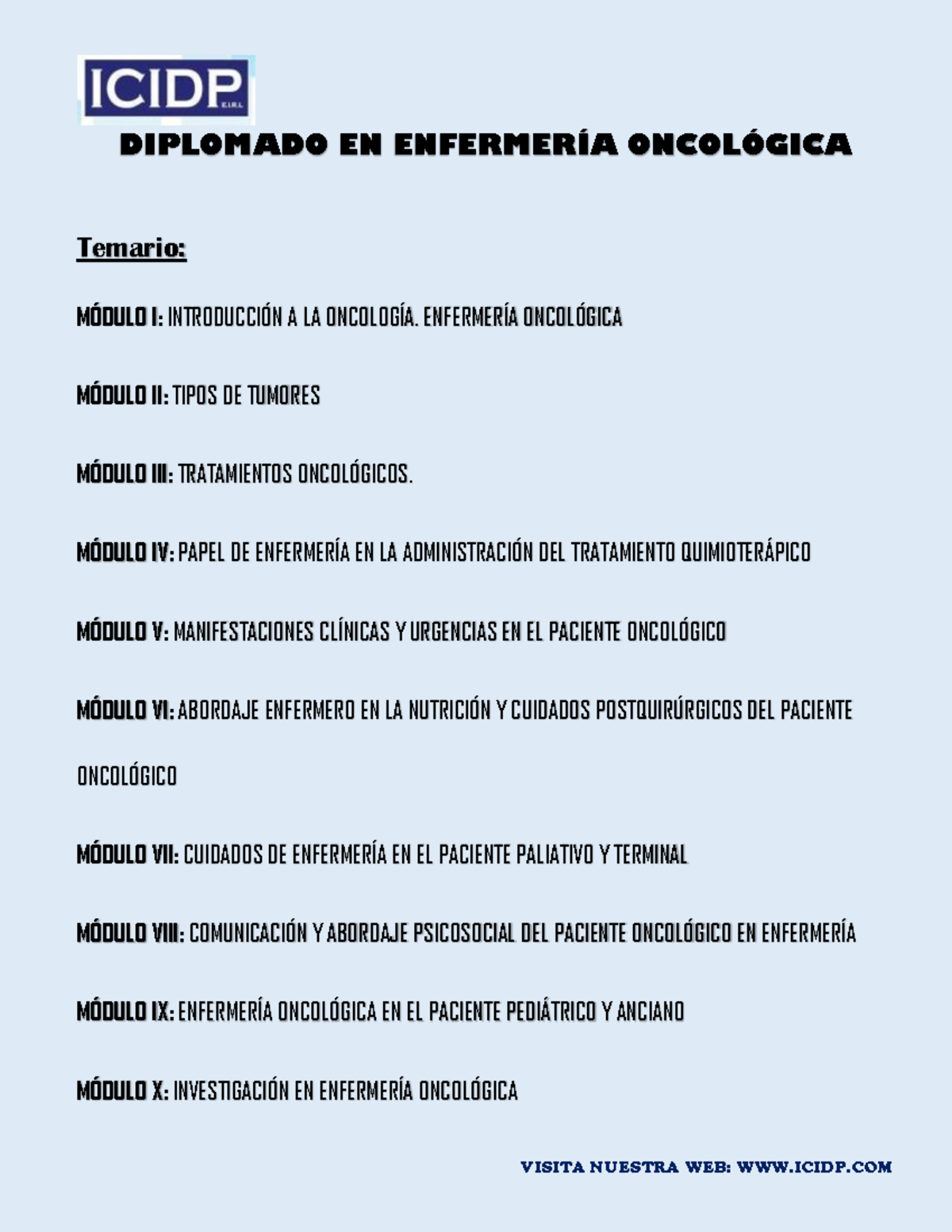 Diplomados EN Cáncer - Cccccccc - DIPLOMADO EN ENFERMERÕA ONCOL”GICA ...