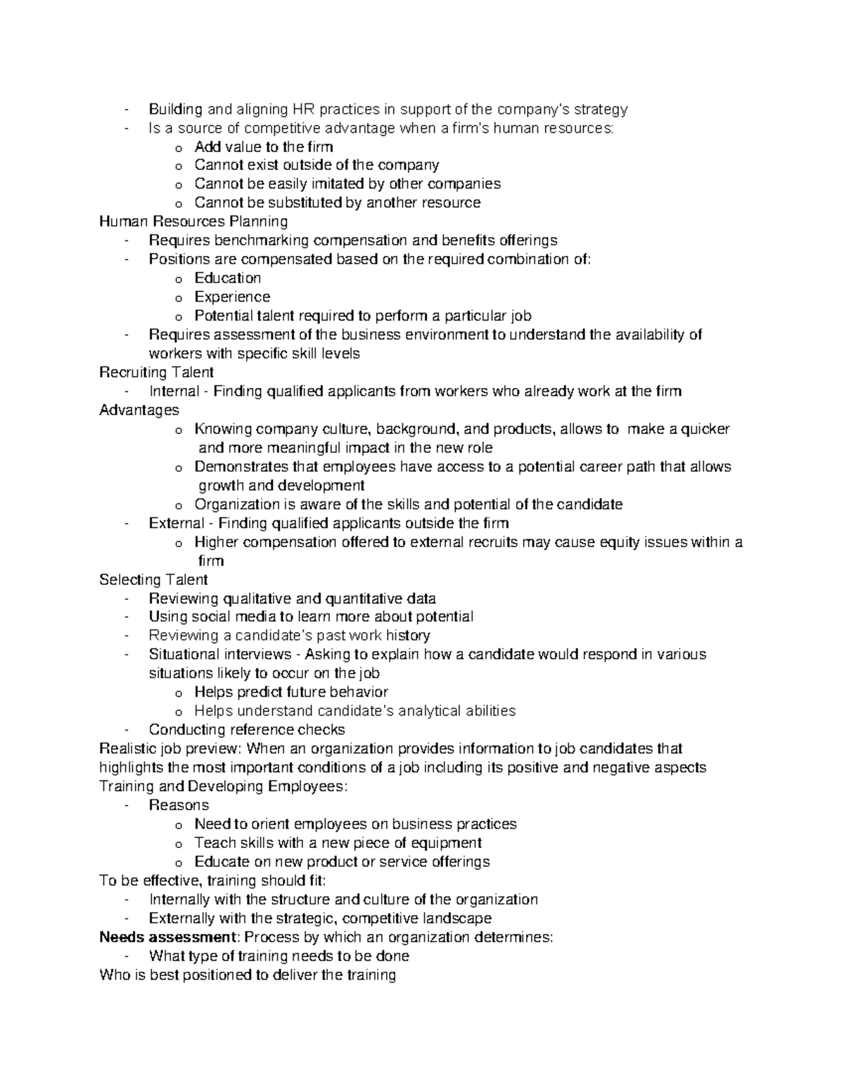 MGMT 310 (2) CH 9 - Video Lecture Notes Chapter 9 CONT. - Building and ...