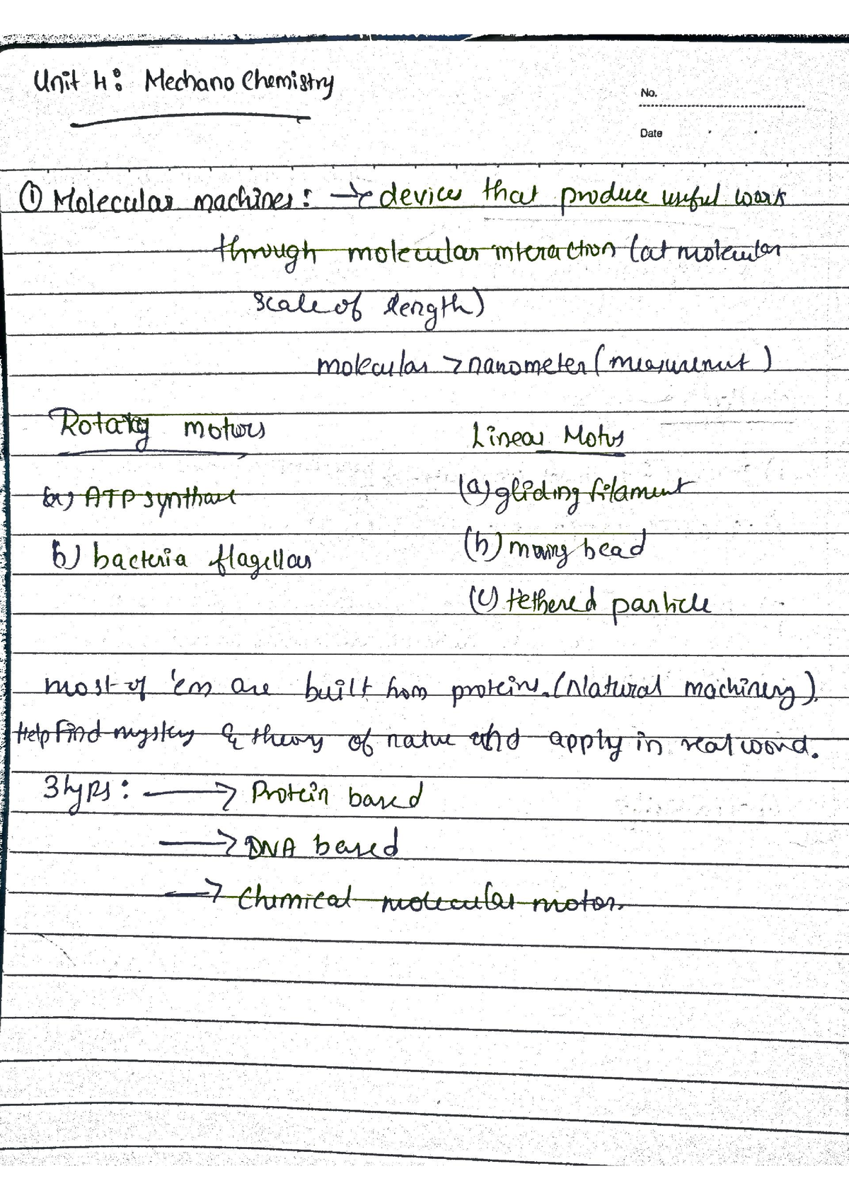 Bio Unit 4 - UNIT 4 NOTES - Biology - Studocu