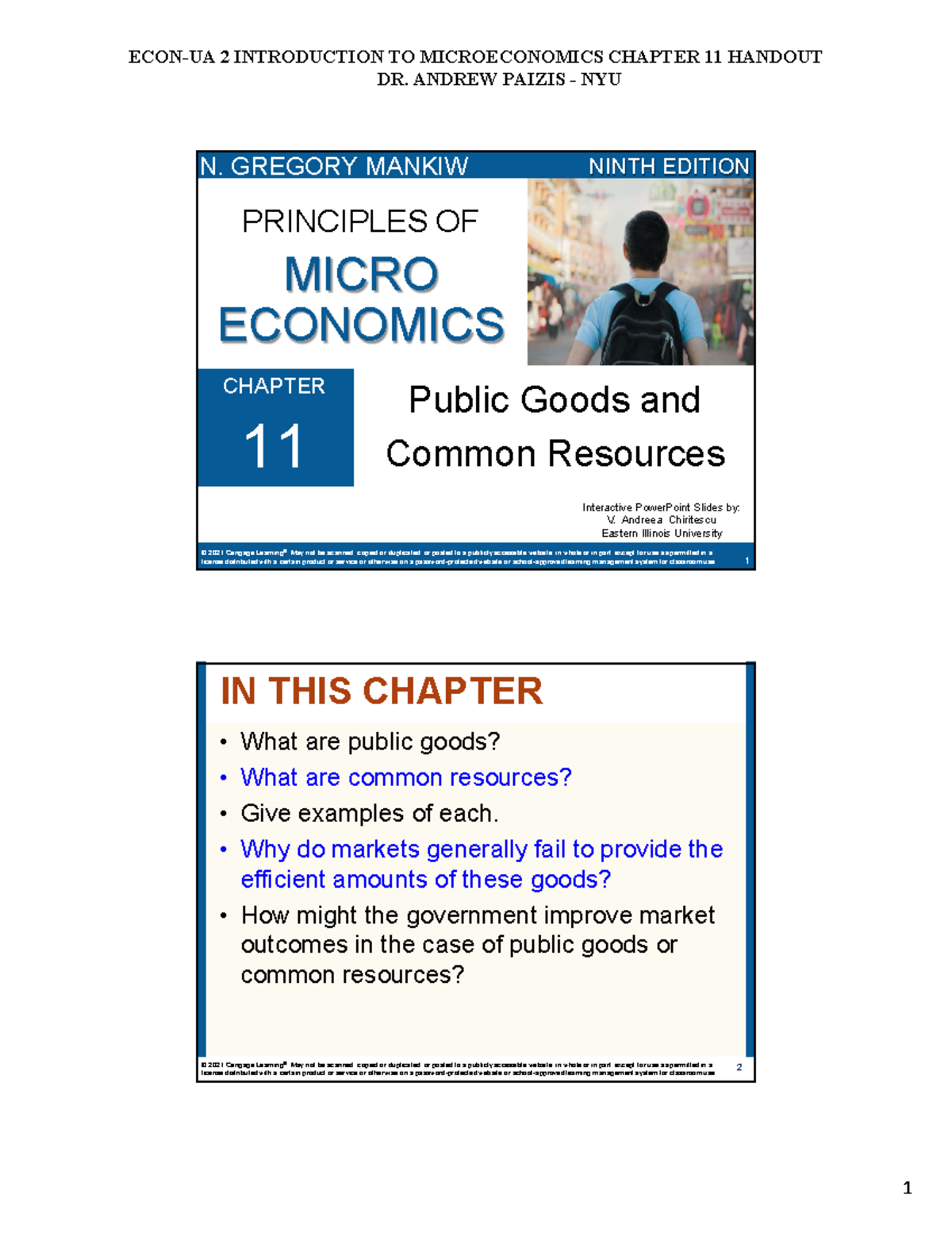 CH11 Public Goods AND Common Resources-PDF - Interactive PowerPoint ...
