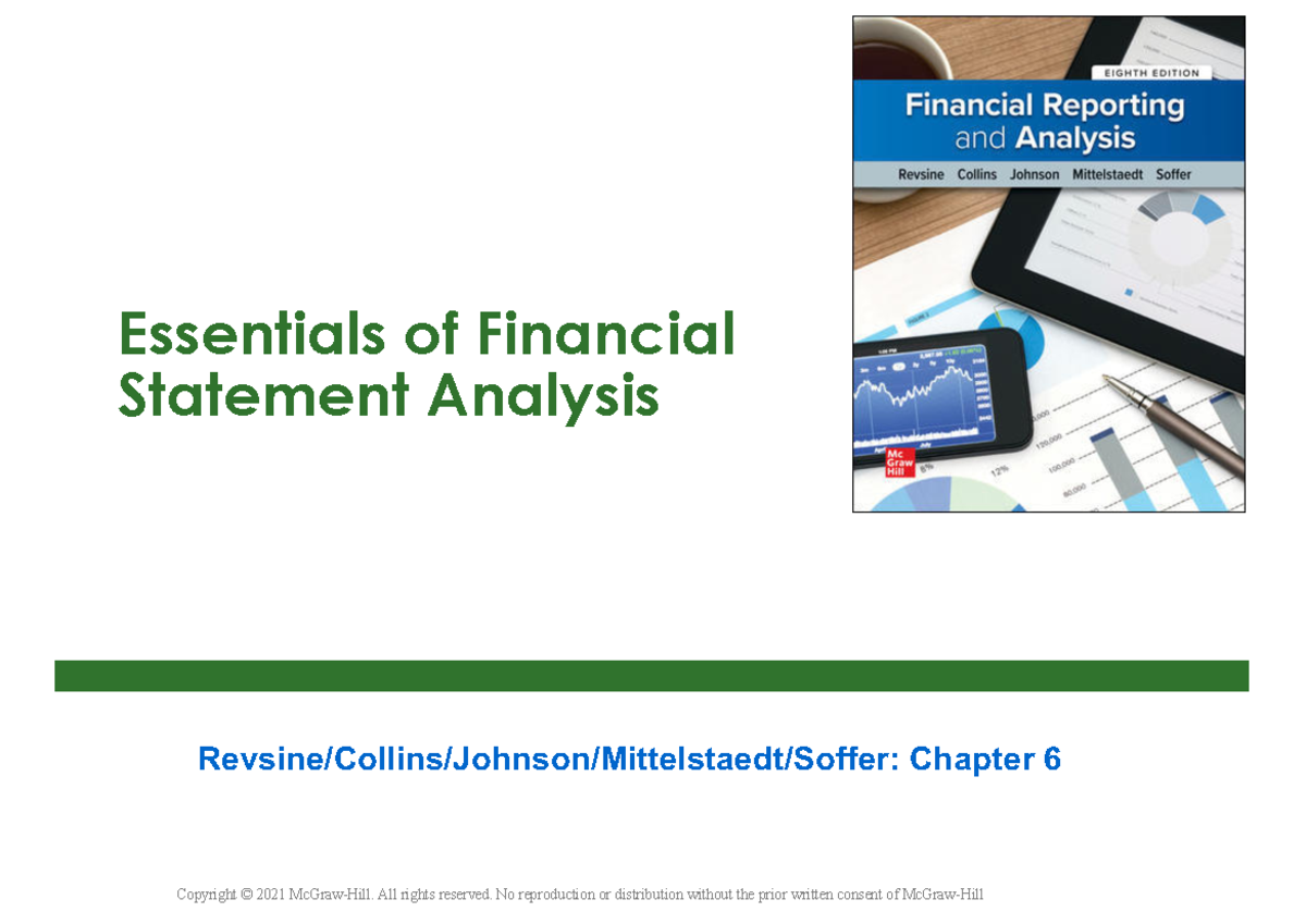 Chapter 6 Essentials Of Financial Statement Analysis - Copyright © 2021 ...