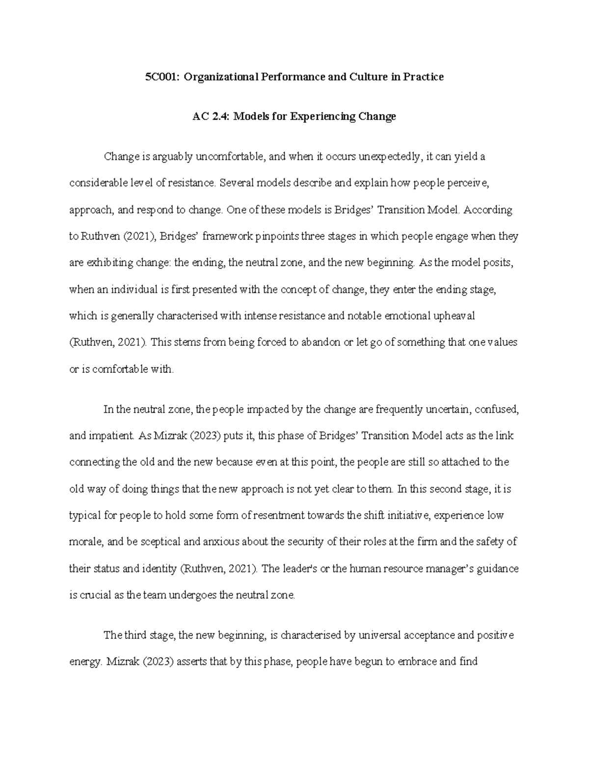 5C001 Question 8 to 12 - Business management paper explaining the ...