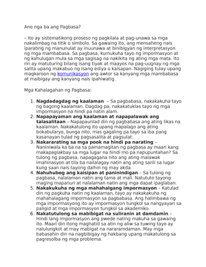 Learners Profile - requirement - Republic of the Philippines Department ...