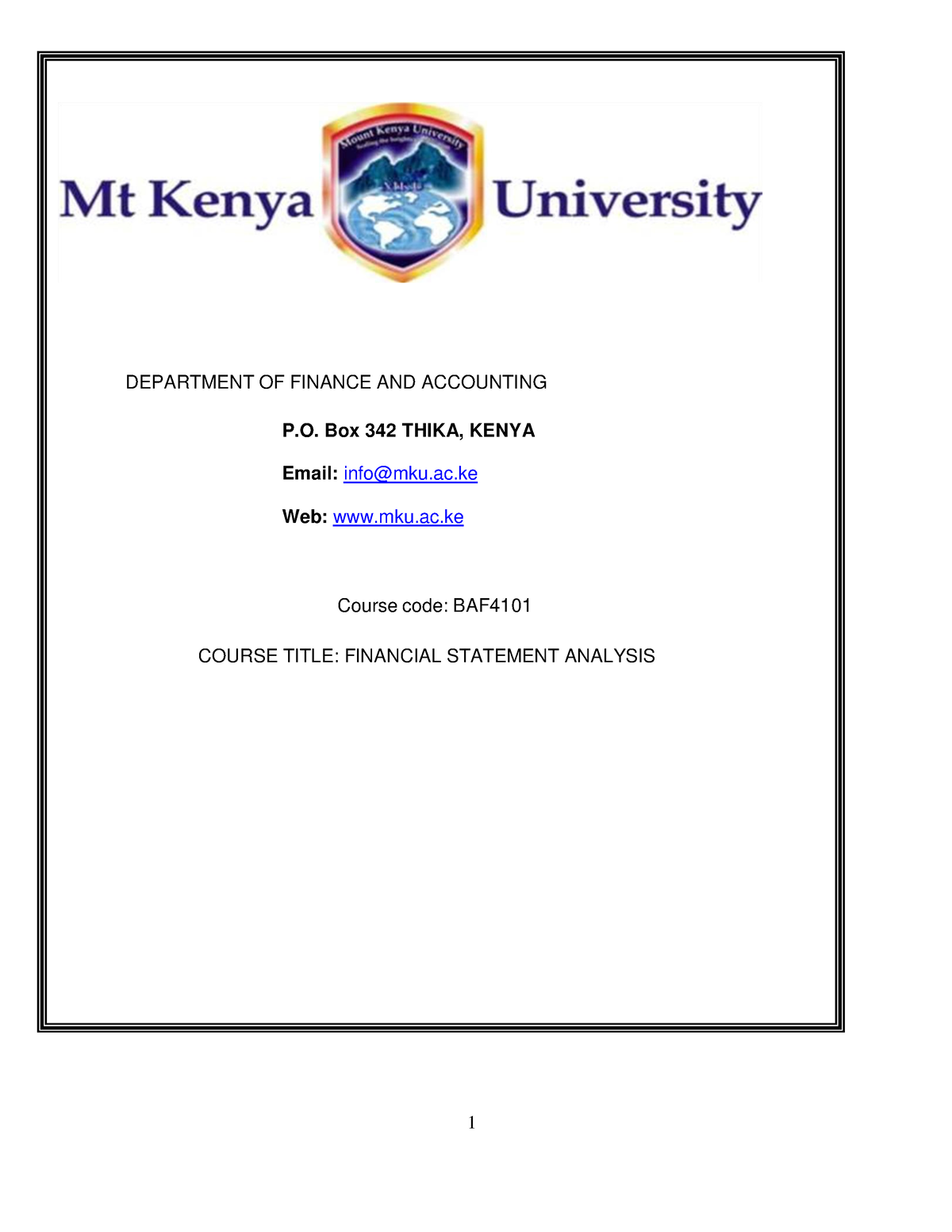 phd in finance in kenya