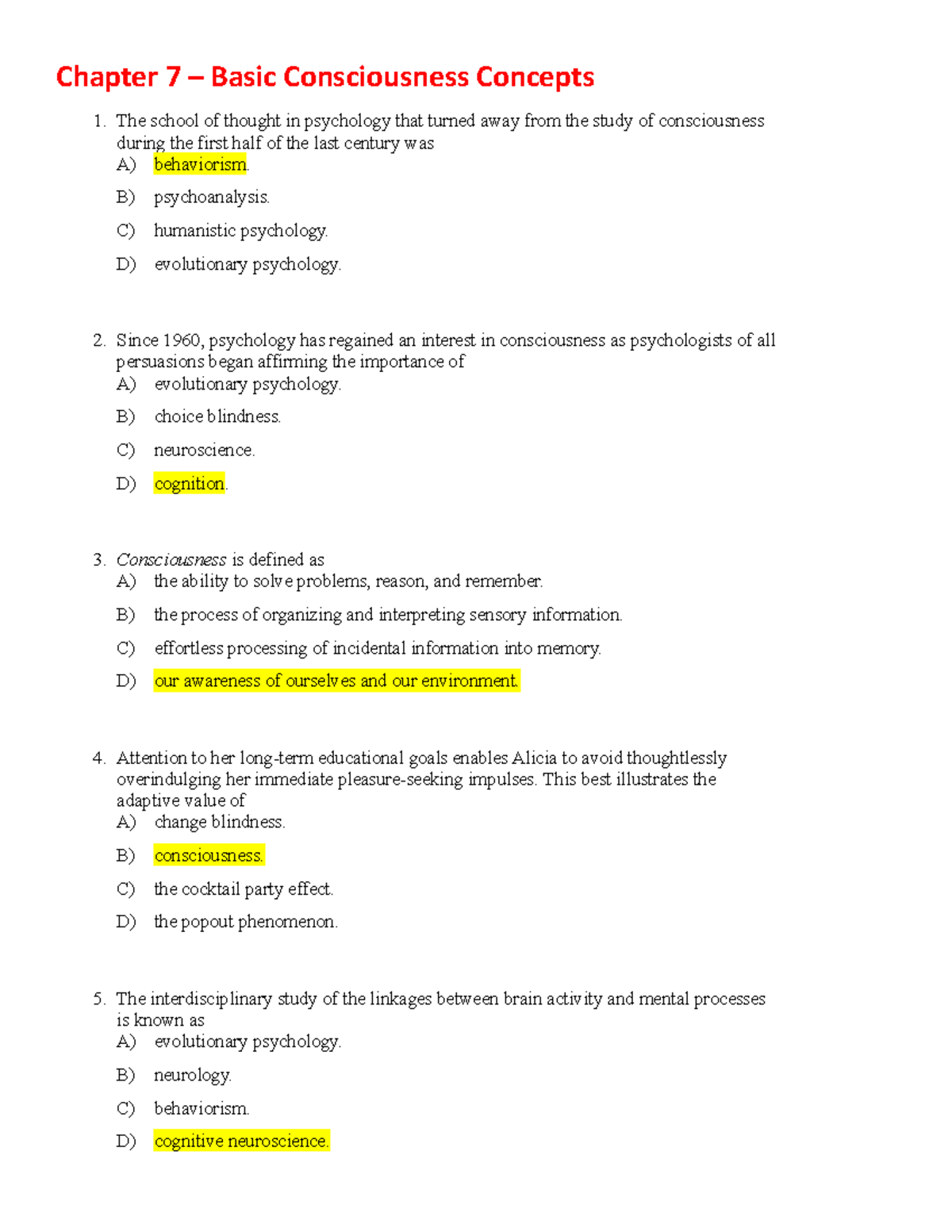 Intro to psychology test 2 picture