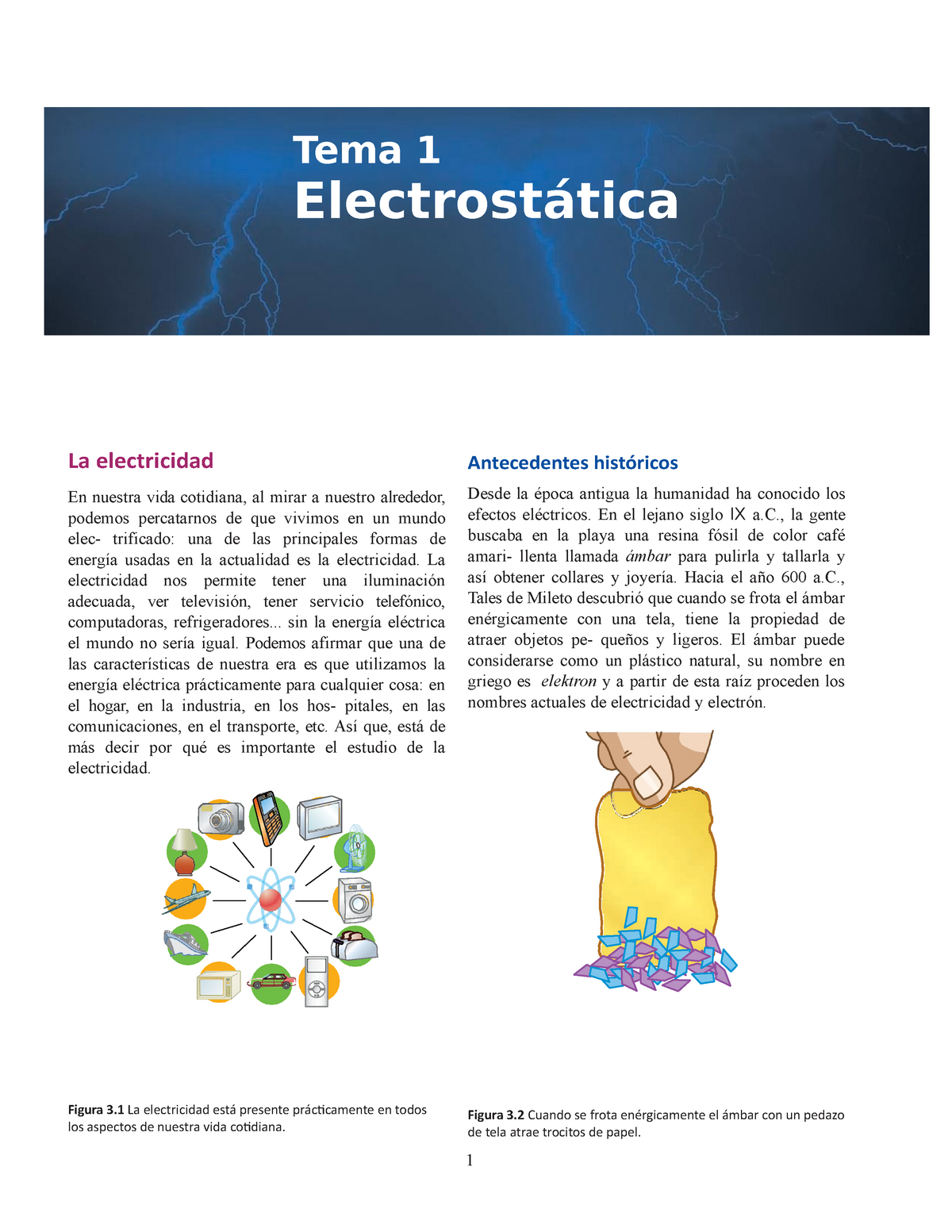 Ley De Coulomb - ####### 1 Tema 1 Electrostática La Electricidad En ...