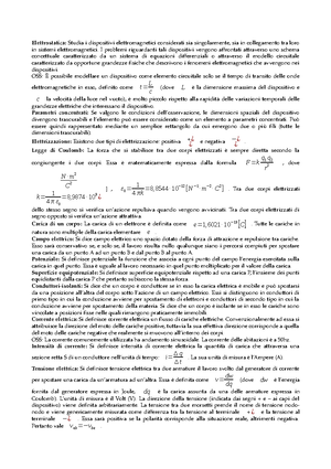 Definizione di parametri concentrati PARAMETRI CONCENTRATI Un