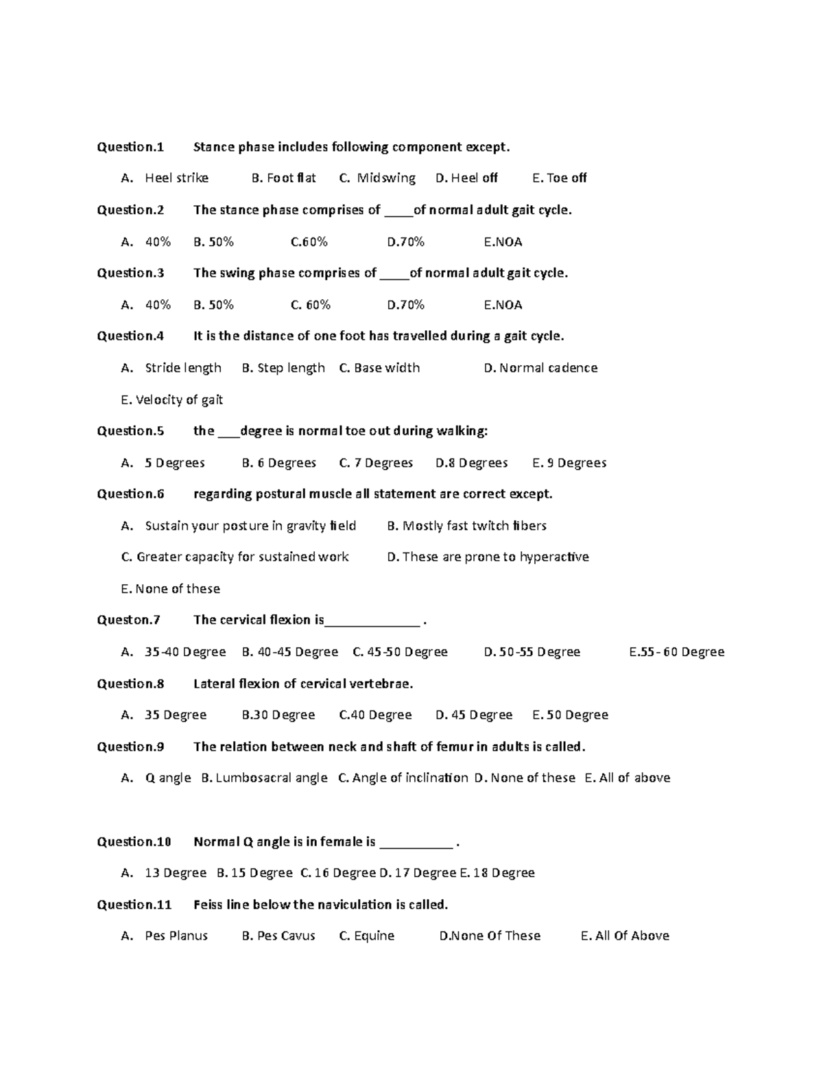 16-11-2018 - This Is The Mcqs Of Kinesiology Very Helpfull For Exams ...