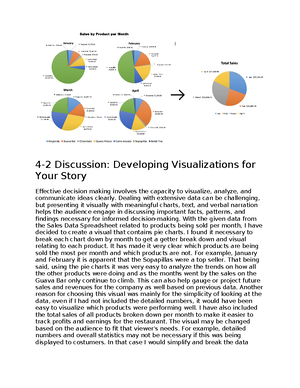 [Solved] 2 Create at least one effective visualization that supports ...