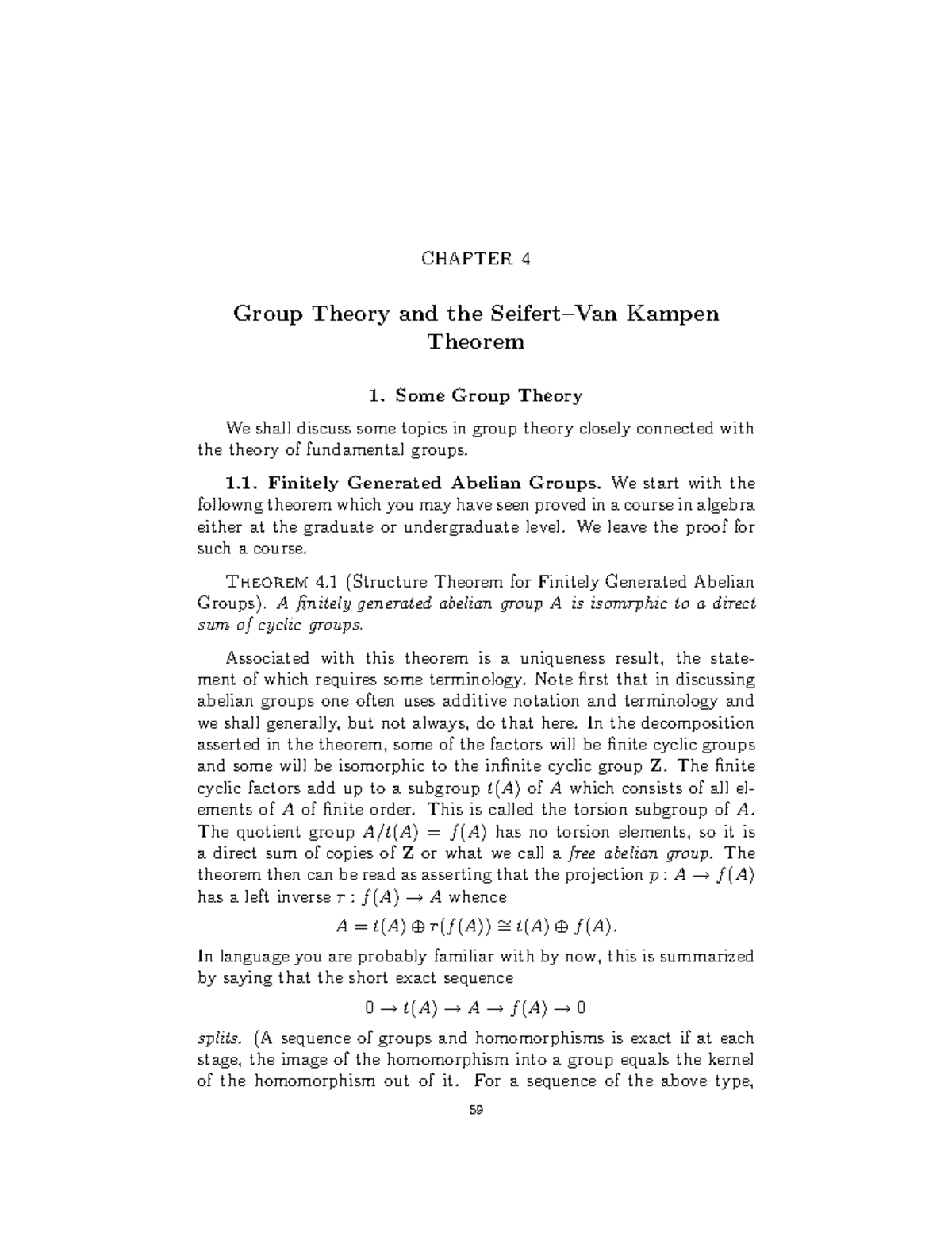 4 Group theory complex analysis CHAPTER 4 Group Theory and the
