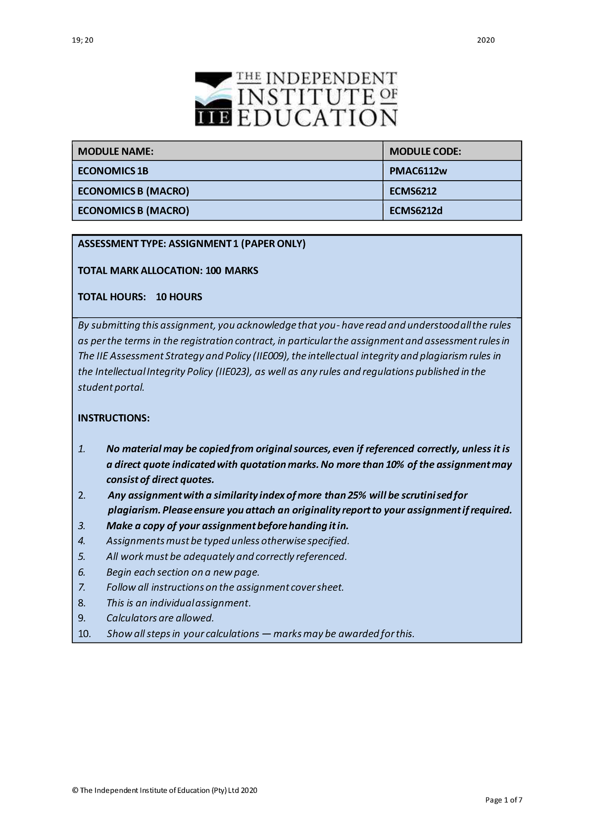 assignment 2 what is economics