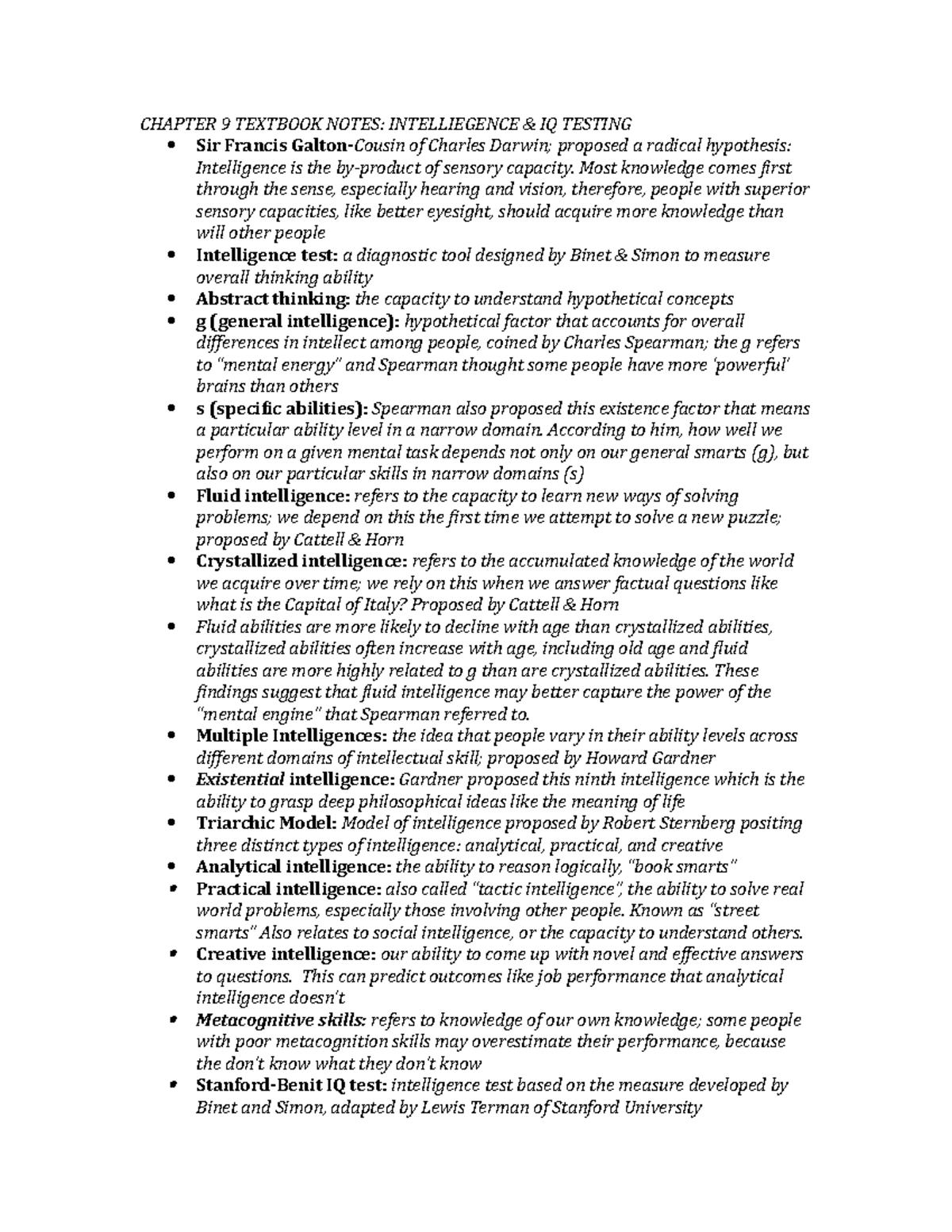 Chapter 9 11 14 10 Textbook & Lecture Notes - CHAPTER 9 TEXTBOOK NOTES ...