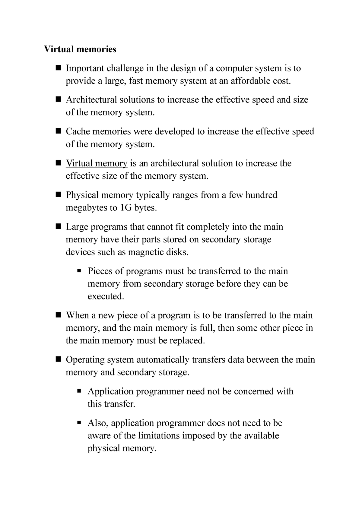 virtual-memory-virtual-memories-important-challenge-in-the-design-of