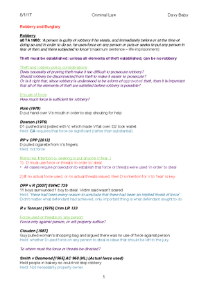 Criminal Law Problem Question Guidance - Guidance on Tackling Criminal ...