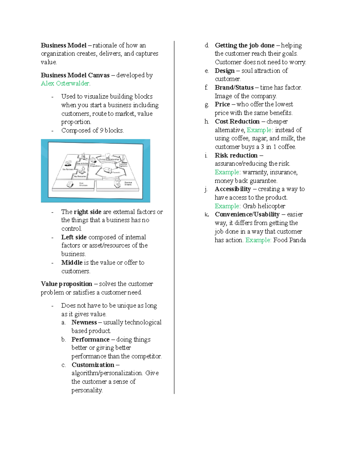 Prelims ( Business Logic) - Business Model – rationale of how an ...