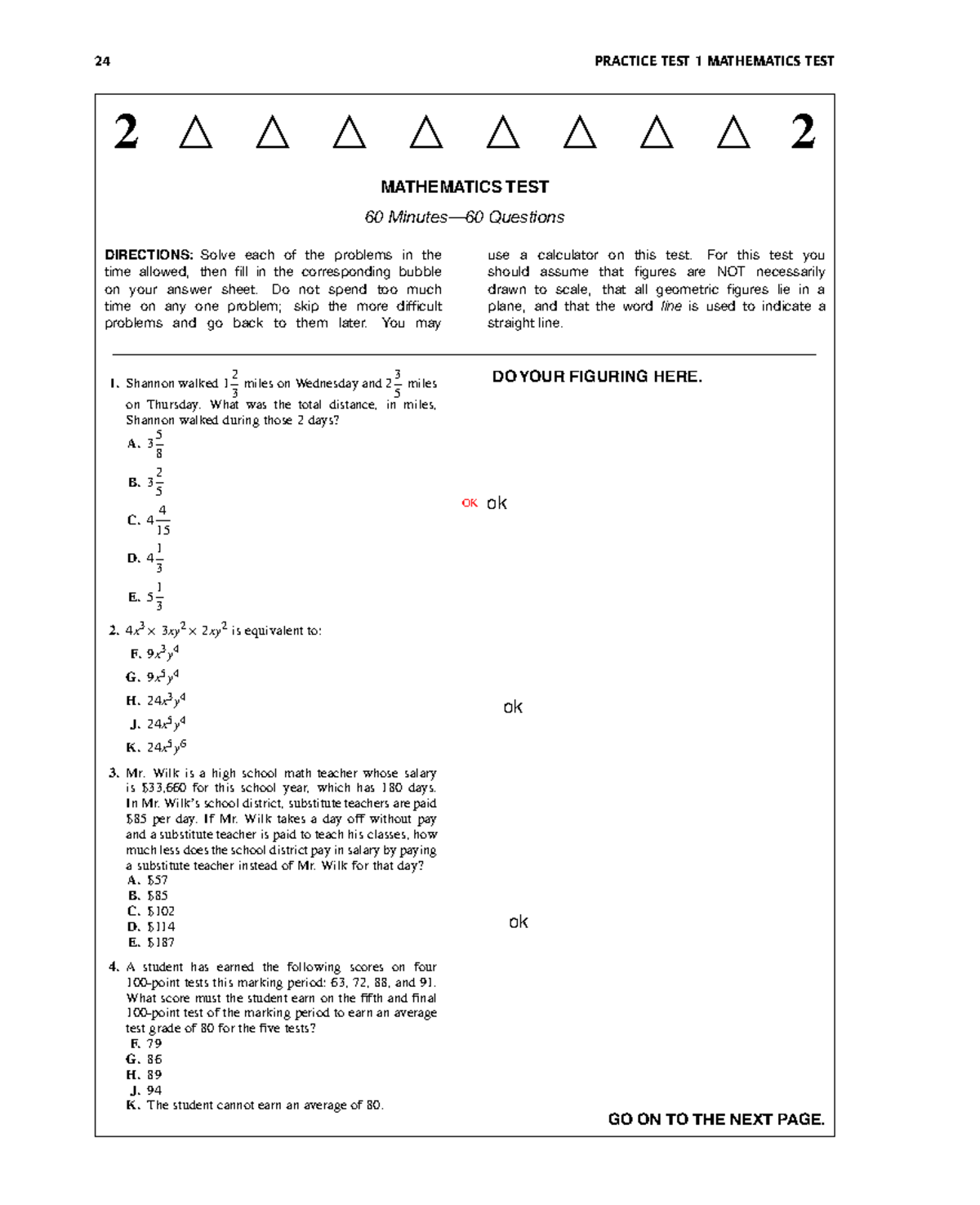 Extracted pages from Practice Test. TO DO - 2 √ √ √ √ √ √ √ √ 2 ...