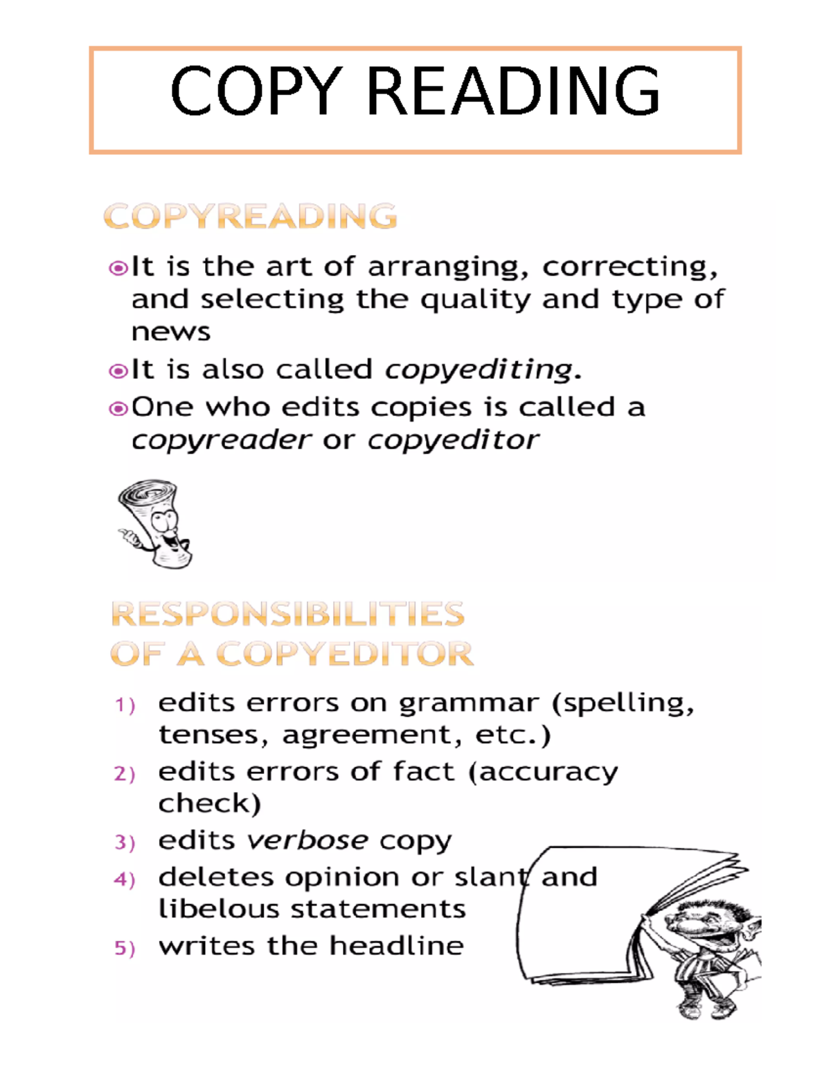 COPY Reading handout - Campus Journalism - Elementary Eduction - COPY ...