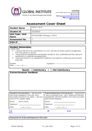 3. Learner Reflection Evidence Form V2.1 - Learner Reflection Evidence ...