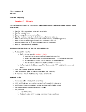 Homework 3 solution - CSE 4321/5321 Homework 3 Fall 2019 HW Discussion ...