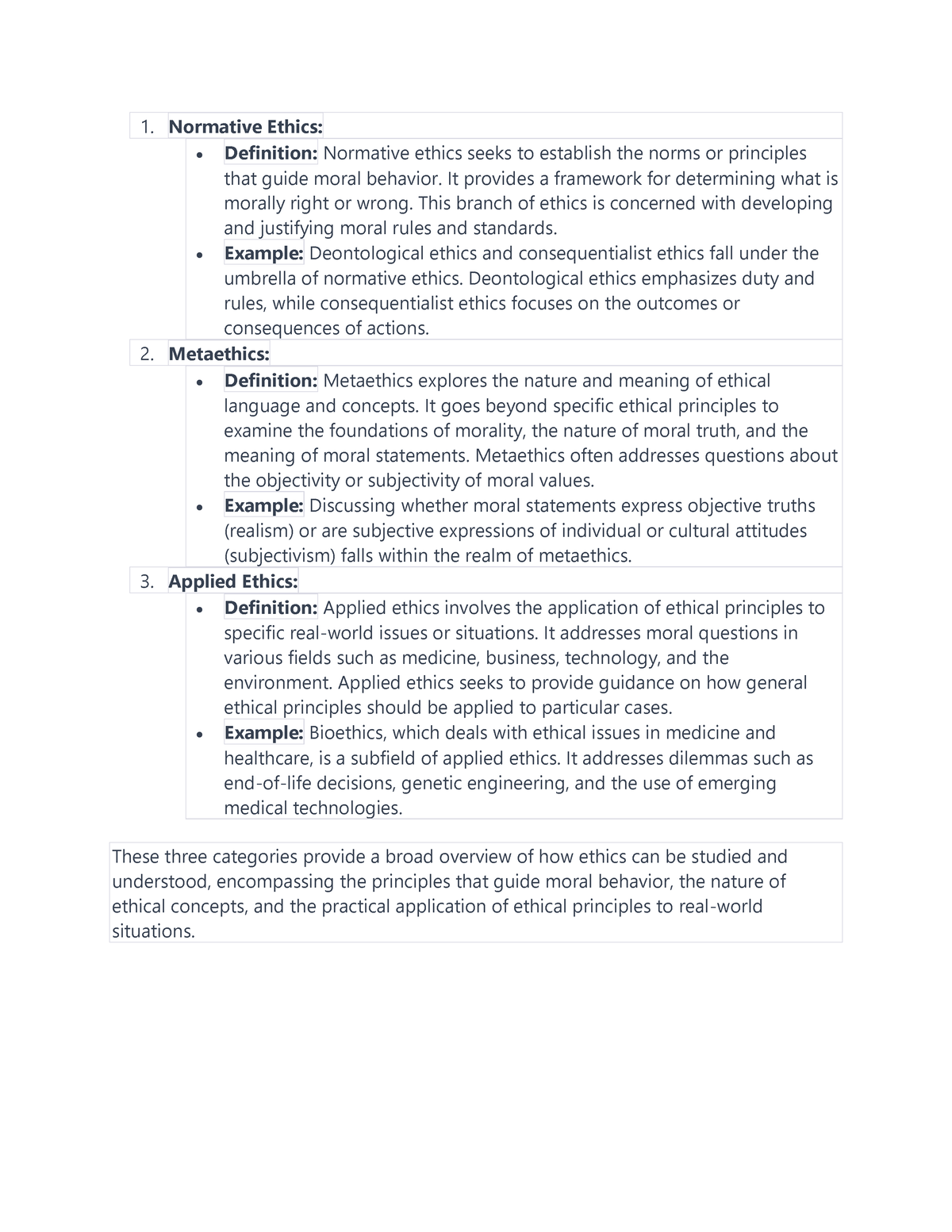 Ecology in accounting - Normative Ethics: Definition: Normative ethics ...