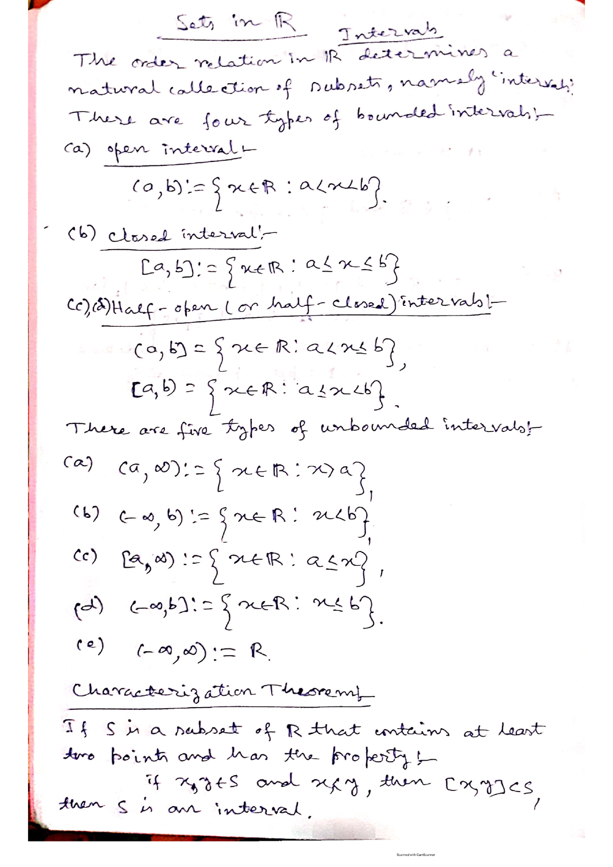 Lecture Note- 3 - Real Analysis - StuDocu