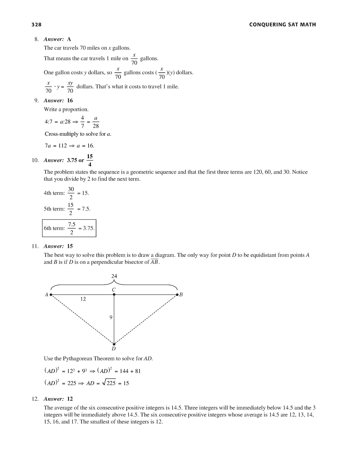 Mc Graw-Hill's Conquering SAT Math, 2nd Ed. (Mc Graw-Hill's Conquering ...