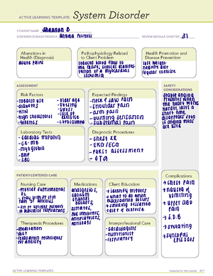 Cardiac Pediatric Notes - NURS307 - WCU - Studocu