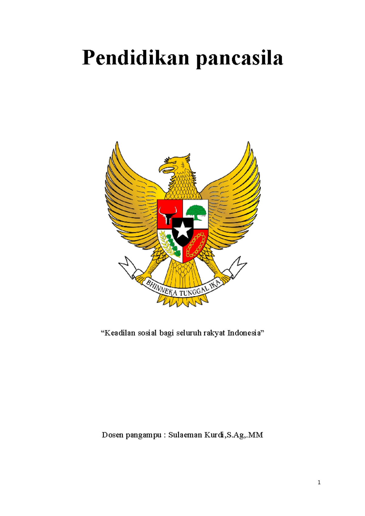 Pendidikan Pancasila Unversitas Indonesia - Pendidikan Pancasila ...