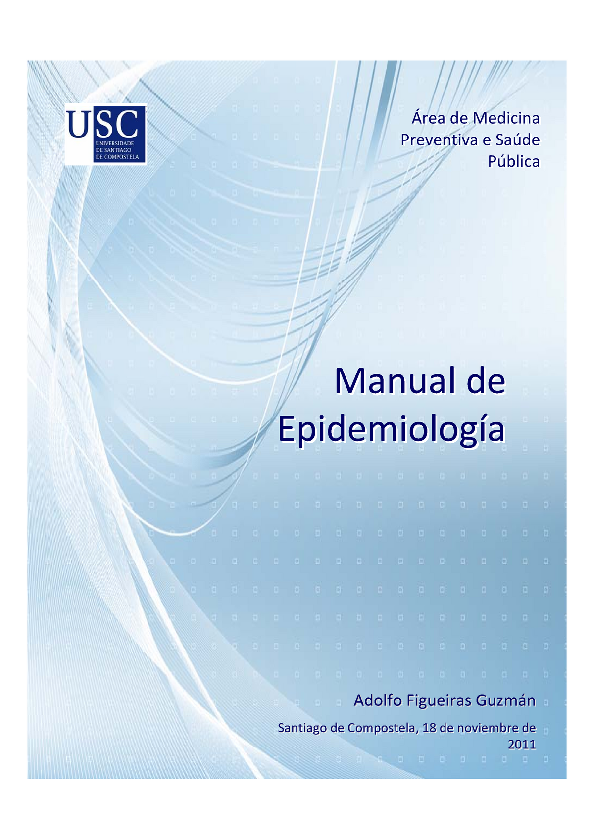 Manual De Epidemiología - G2051322 - StuDocu