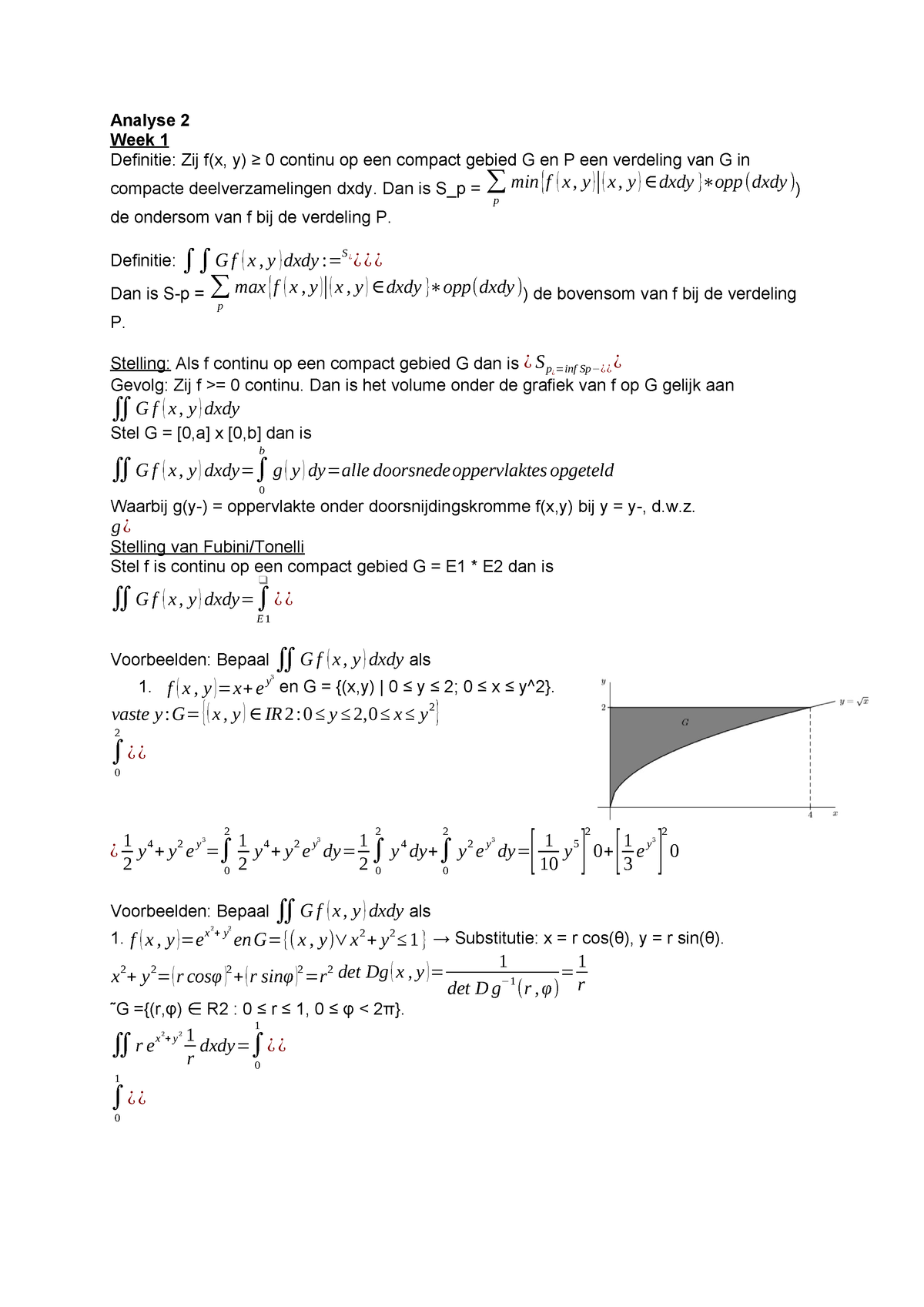 Analyse 2 Tm Midterm 35b107 Studeersnel