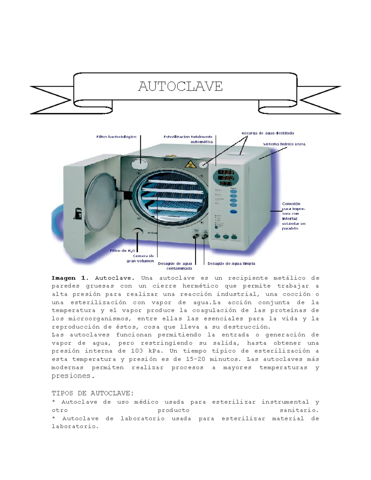 Que Es Autoclave