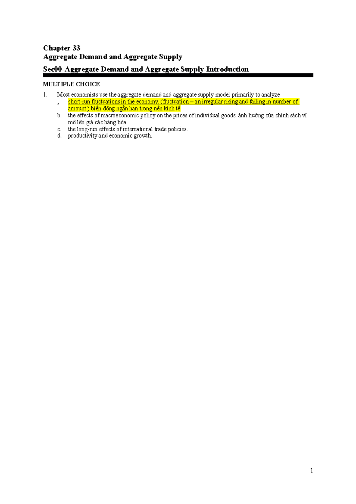 Chapter 5 - Aggregate Demand and Aggregate Supply - tài chính công ty ...