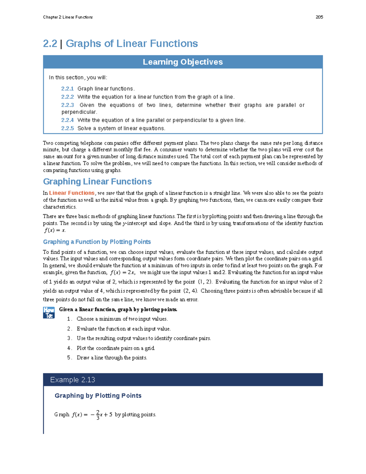 2-2 - Information - 2 | Graphs of Linear Functions Learning Objectives ...