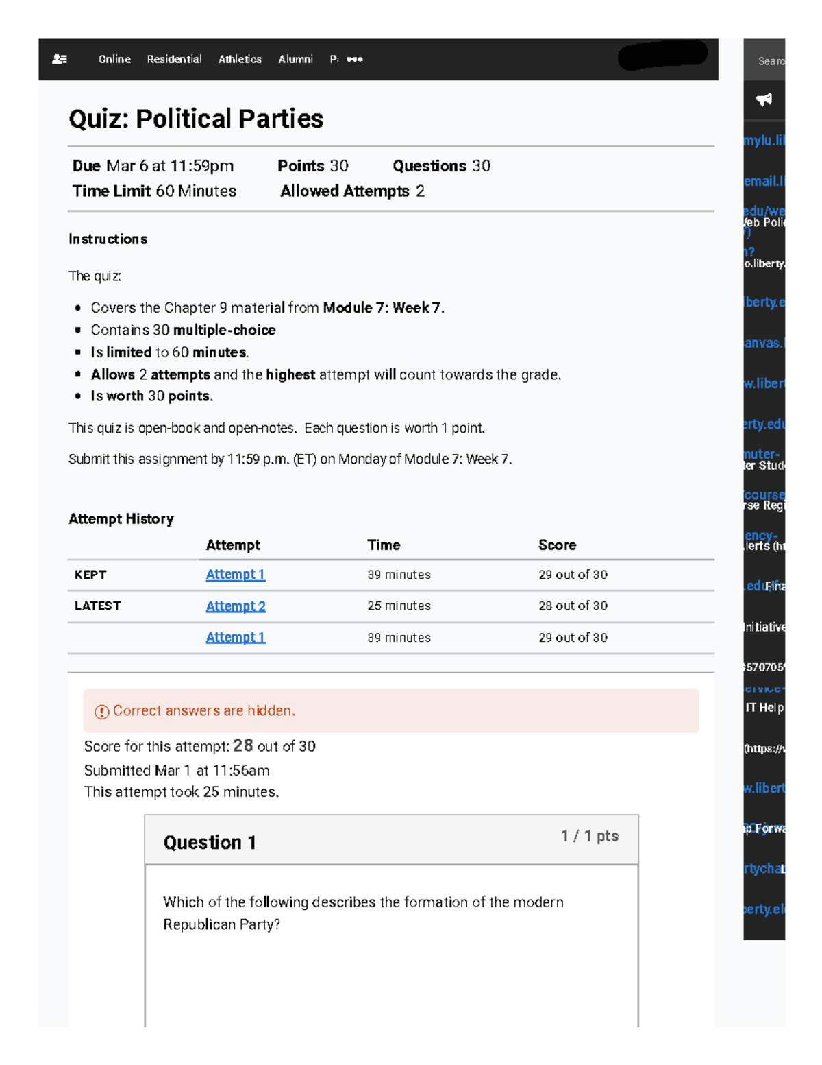 Quiz Political Parties GOVT220 American Government B01 2 Skip To   Thumb 1200 1553 