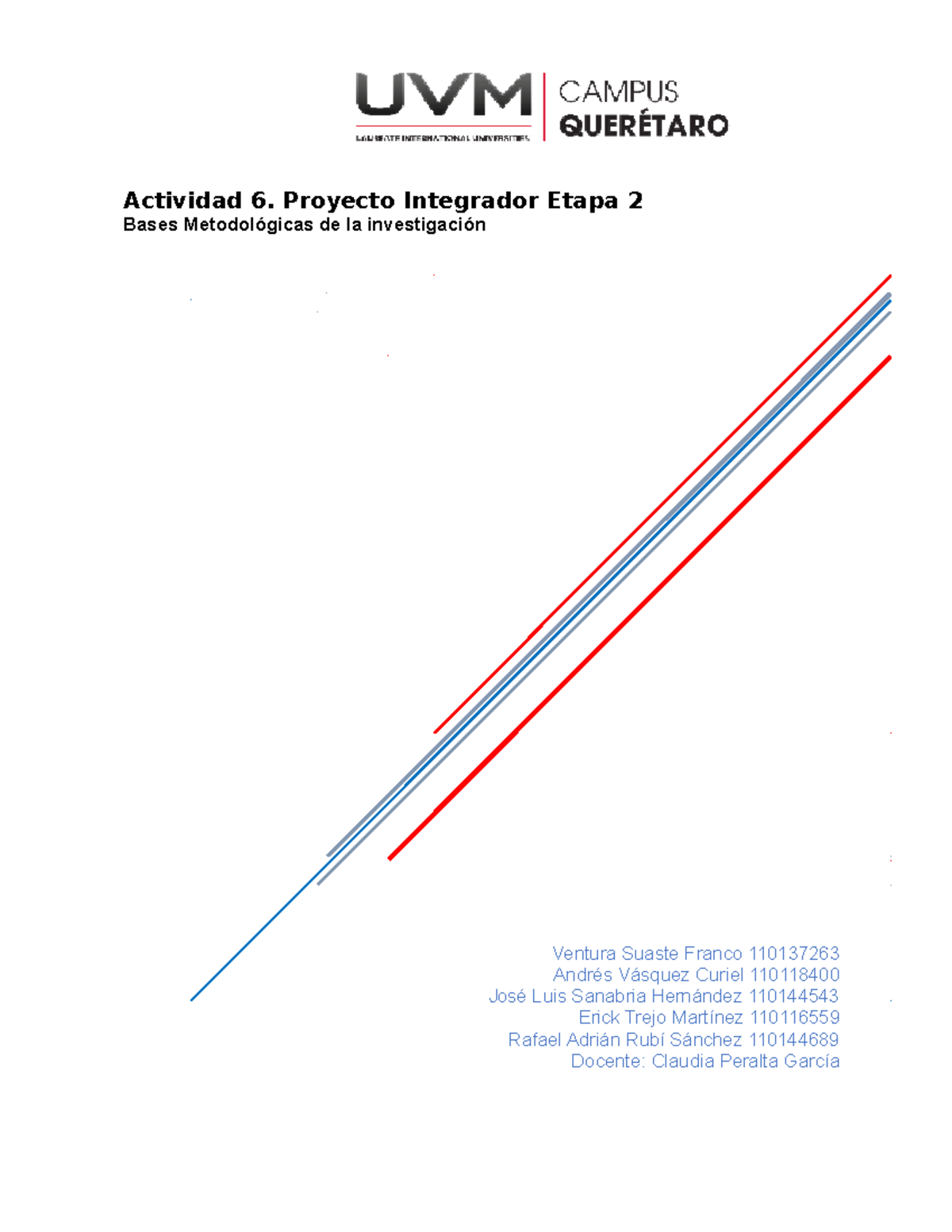 A6 ETM - .......... - Actividad 6. Proyecto Integrador Etapa 2 Bases ...