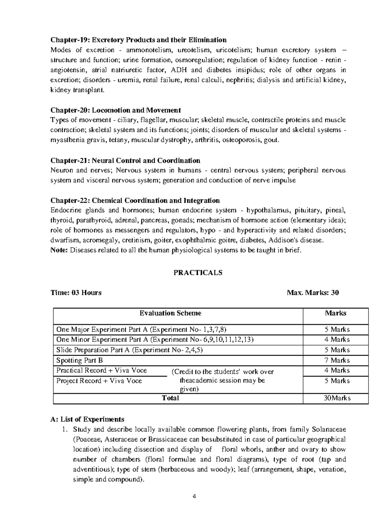 Class notes biology 4 - 4 Chapter-19: Excretory Products and their ...