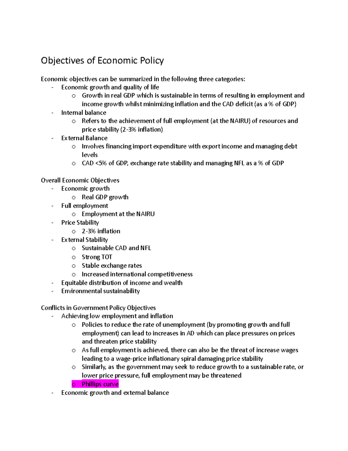 Economics Topic 4 Notes 2 - Studocu