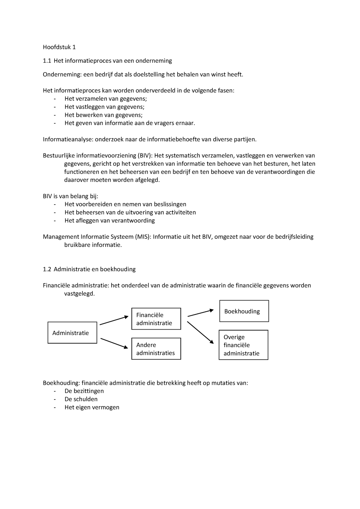 Samenvatting Boekhouden Geboekstaafd Drs. H. Fuchs - Samenvatting Van ...