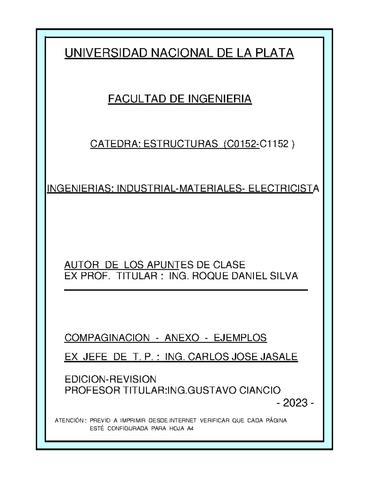 Apuntes de clases Estructuras C1152-C0152 2023 - UNIVERSIDAD NACIONAL ...