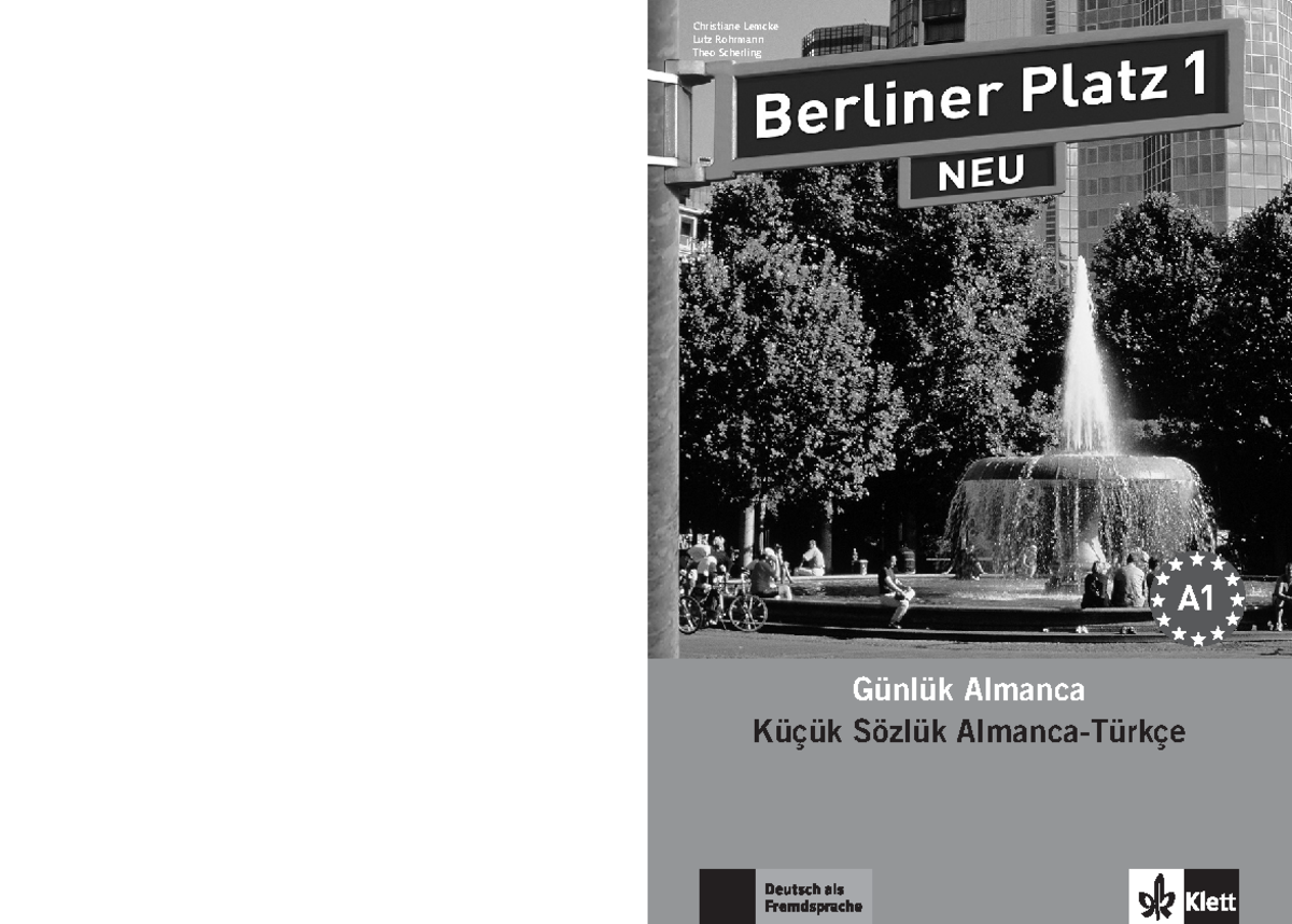 Berliner Platz 1 Neu ответы на задания www.studocu.com