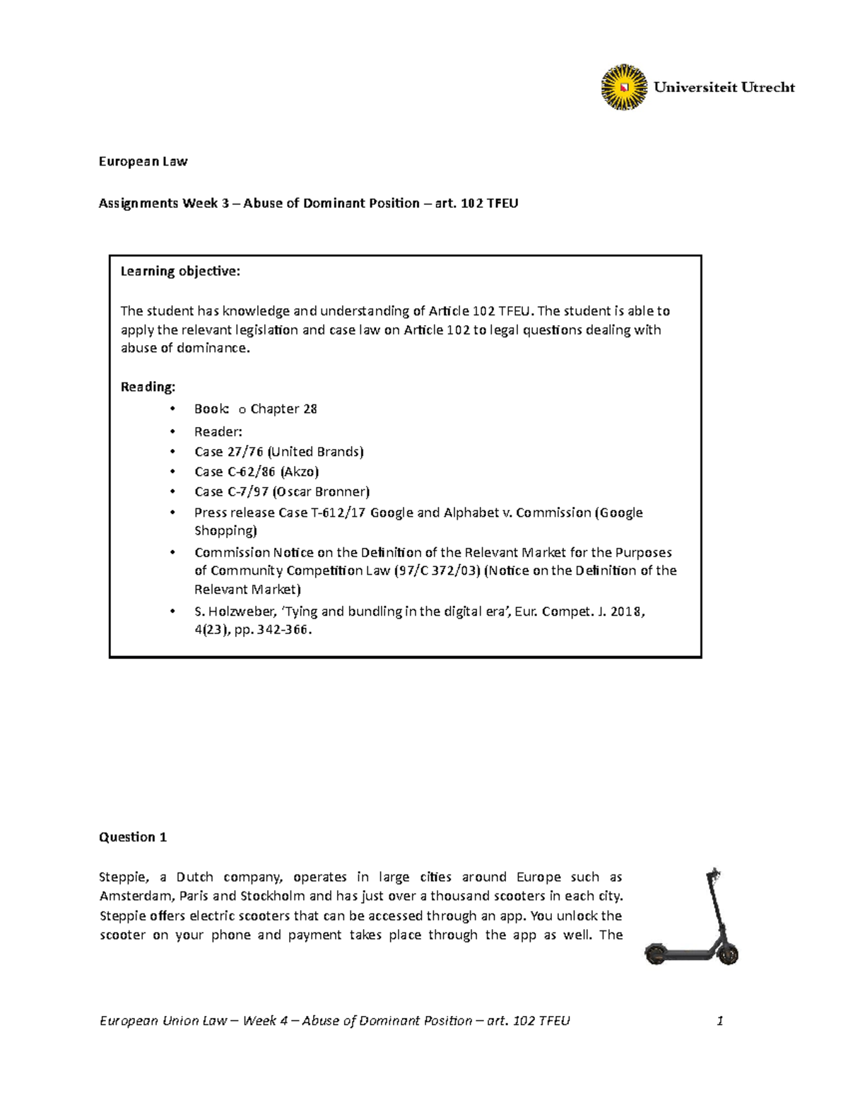 assignments-week-3-article-102-tfeu-opdrachten-en-aantekeningen