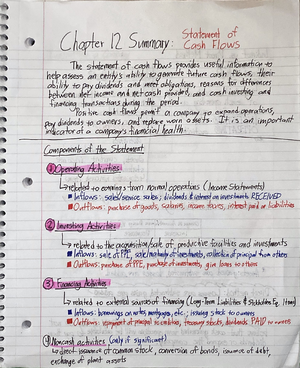 Ch 11 summary - acct 230 - acct101 - Studocu