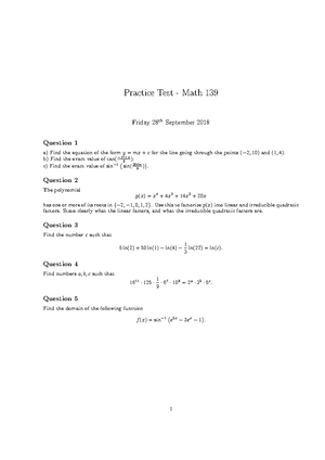 MATH139 Fall 2021 Proposed Exercises 6 - Copy - Math 139 Proposed ...
